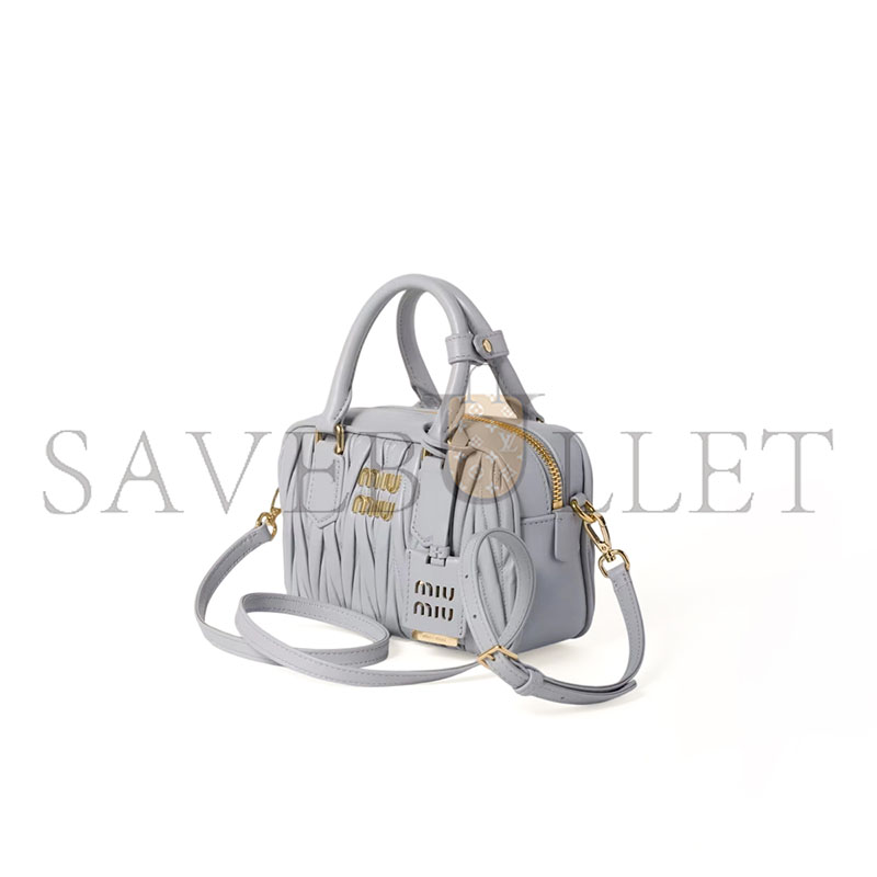 M1v M1v arcadie matelassÉ nappa leather bag 5bb123 (19*13*6cm)